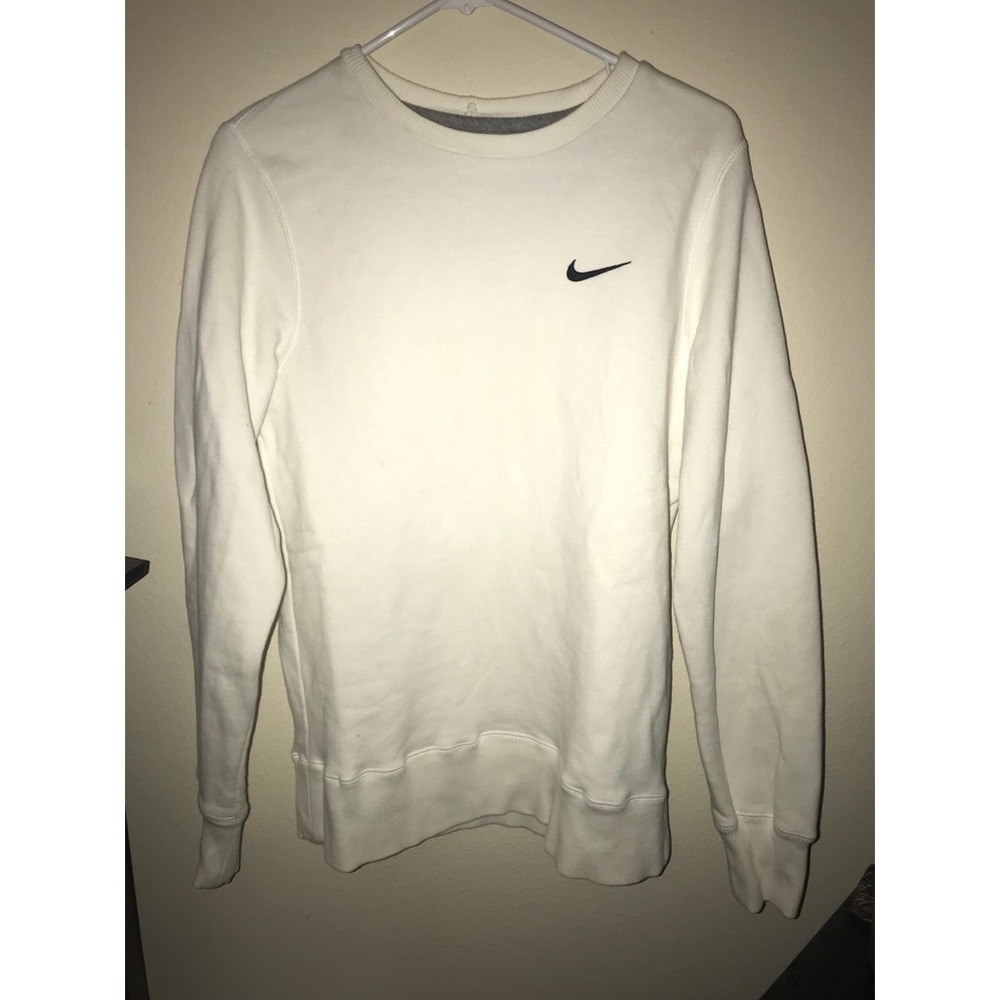 Nike white crew neck